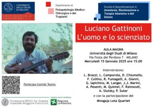 Luciano Gattinoni - L’uomo e lo scienziato @ AULA MAGNA Università degli Studi di Milano