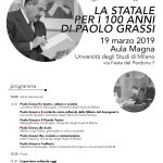 Paolo Grassi 19 marzo LaStatale