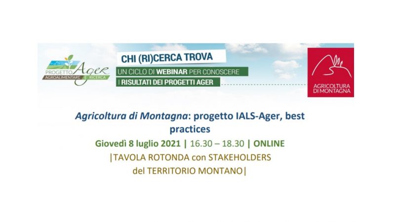 Agricoltura di Montagna: progetto IALS-Ager, best practices