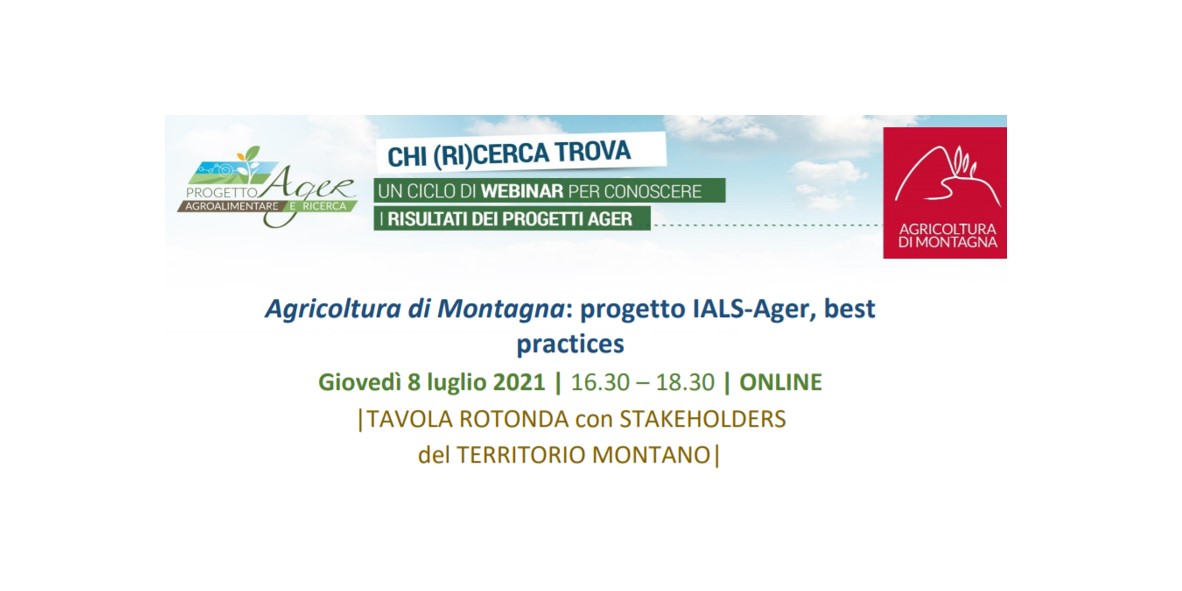 Agricoltura di Montagna: progetto IALS-Ager, best practices