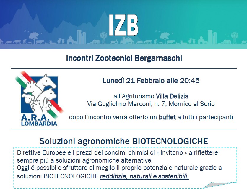 Incontri Zootecnici Bergamaschi (IZB): primo appuntamento