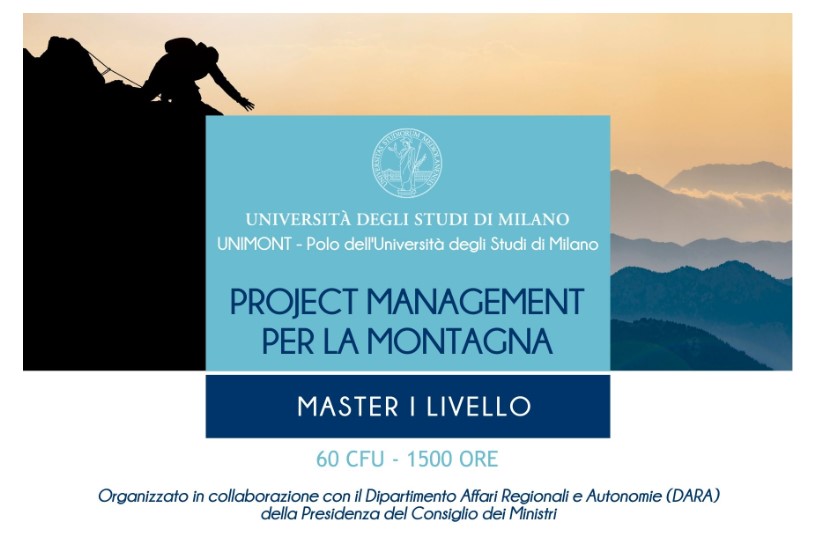 Master di Primo Livello in Project Management per la Montagna