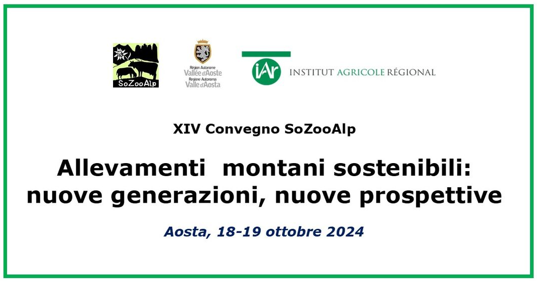 Convegno SoZooAlp – “Allevamenti montani sostenibili: nuove generazioni, nuove prospettive”