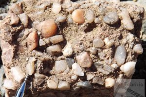 Conglomerate with quartz pebbles, Cretaceous, Iran