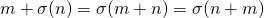 m+\sigma(n)=\sigma(m+n)=\sigma(n+m)