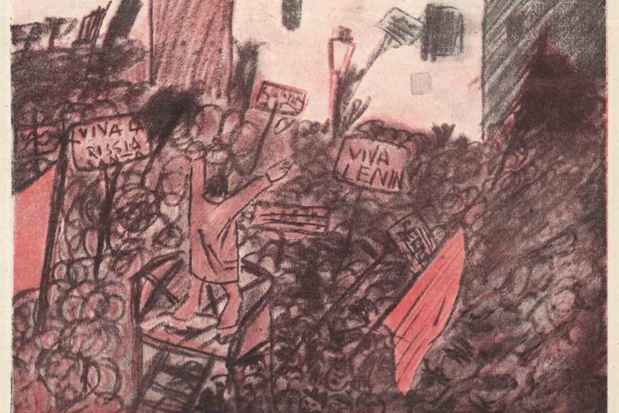 16 FEBBRAIO 1919 – DA PORTA VENEZIA AL CASTELLO SFORZESCO Corteo socialista e anarchico