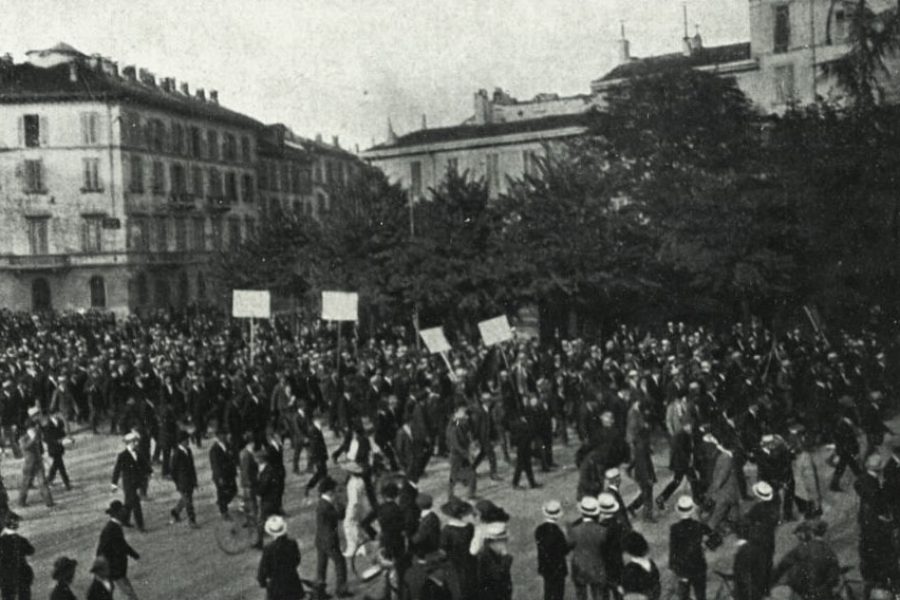 22 GIUGNO 1920 – VIA DANTE/VIA ROVELLO Scontri tra anarchici e forze dell’ordine