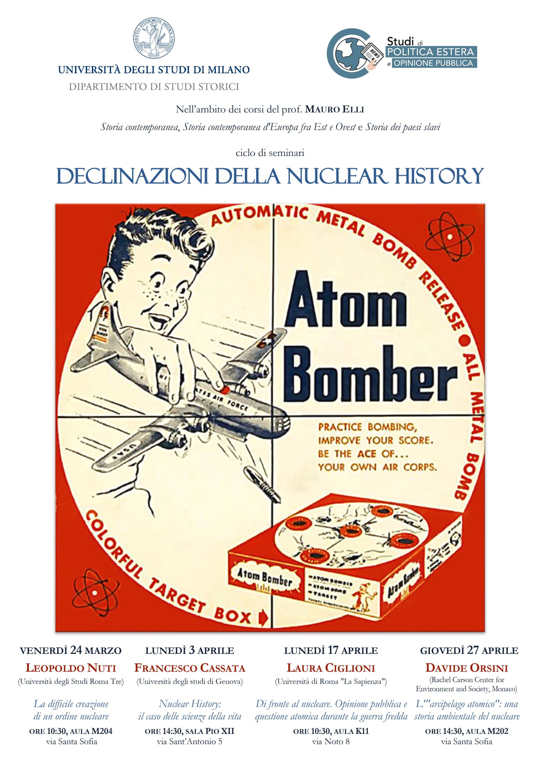 Declinazioni della Nuclear History. Ciclo di seminari (marzo-aprile 2023)