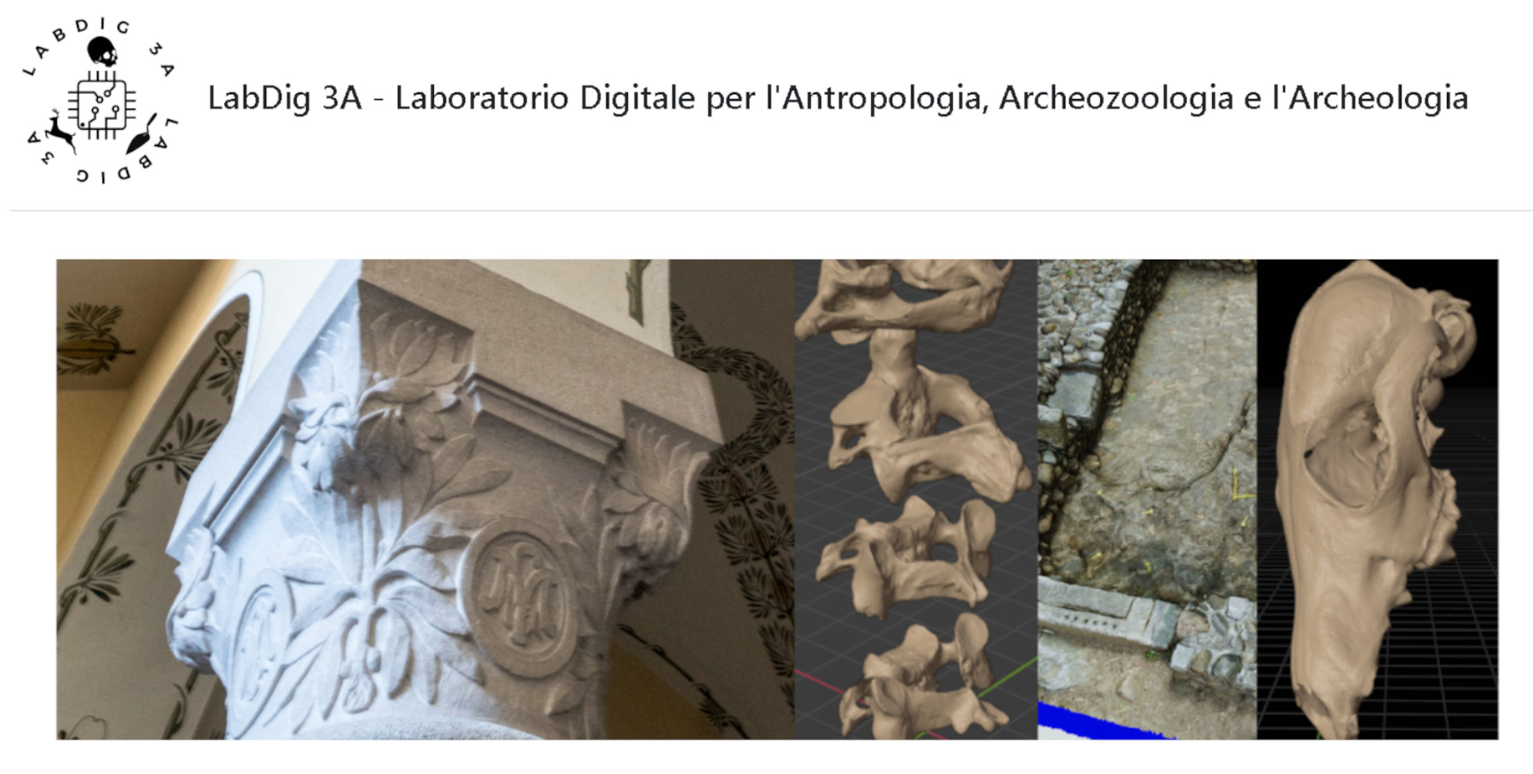 LabDig3A - Laboratorio Digitale per Antropologia, Acheozoologia e Archeologia