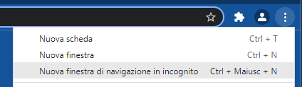 How to open an incognito window